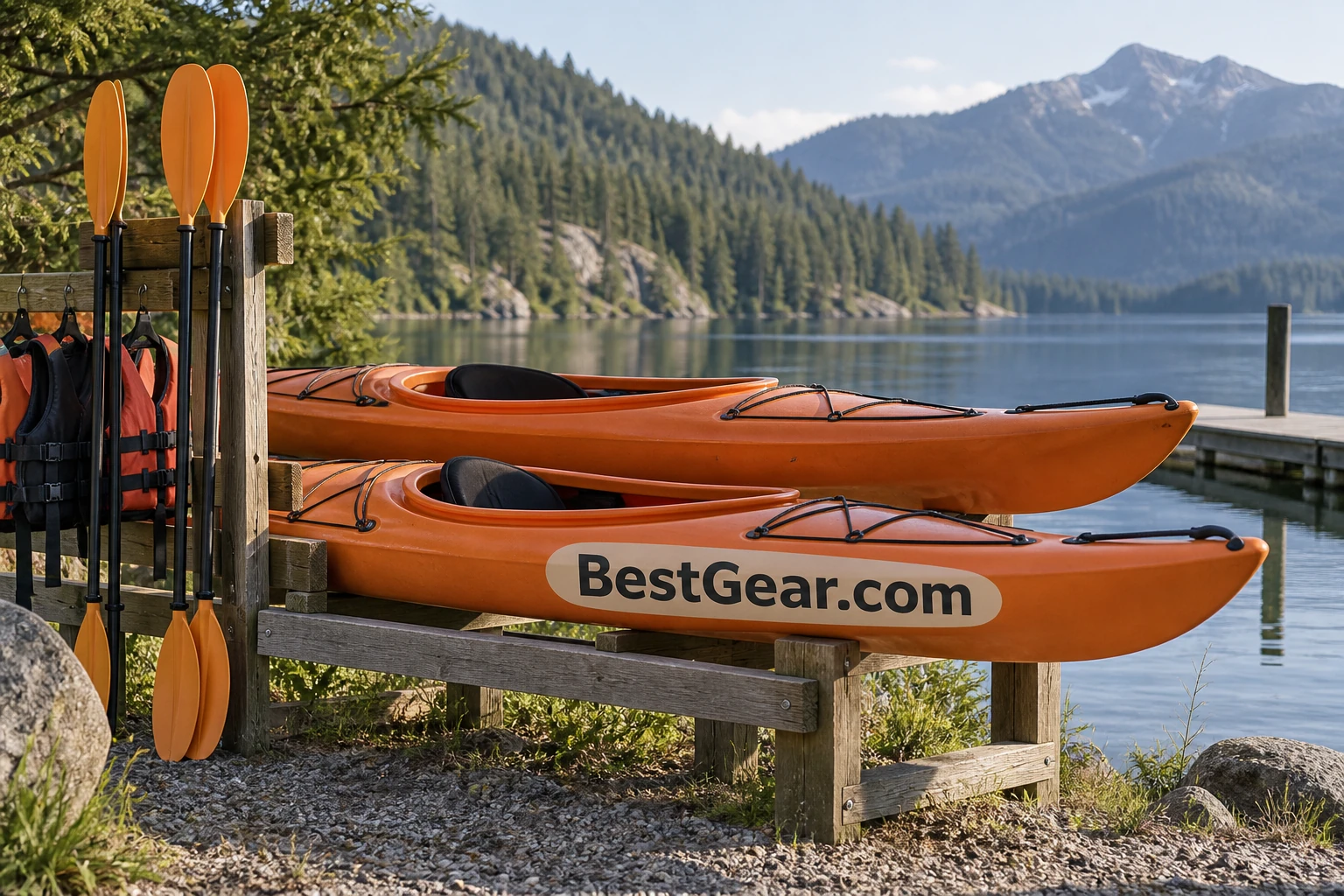 A local gear rental business concept featuring BestGear.com